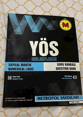 YÖS Sayısal Mantık Soru Bankası - Metropol Yayınları