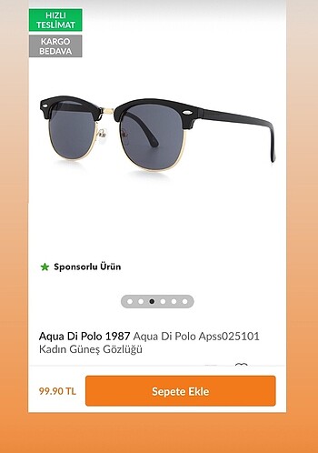 Polo marka güneş gözlüğü