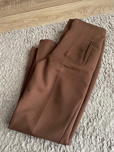 Diğer Kahverengi kumas pantolon
