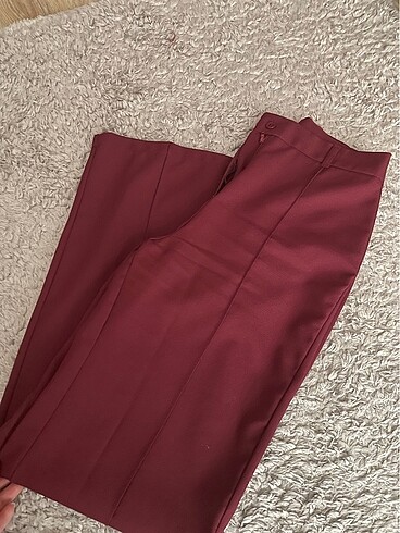 Bordo kumaş pantolon