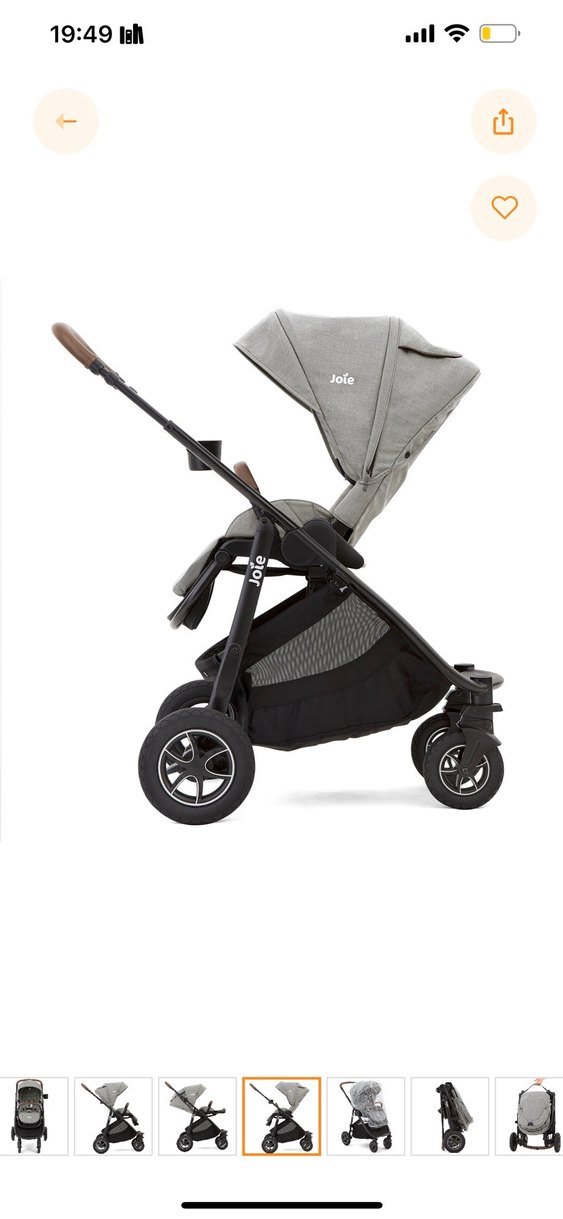 Joie Gri Bebek Arabası - Görsel 5