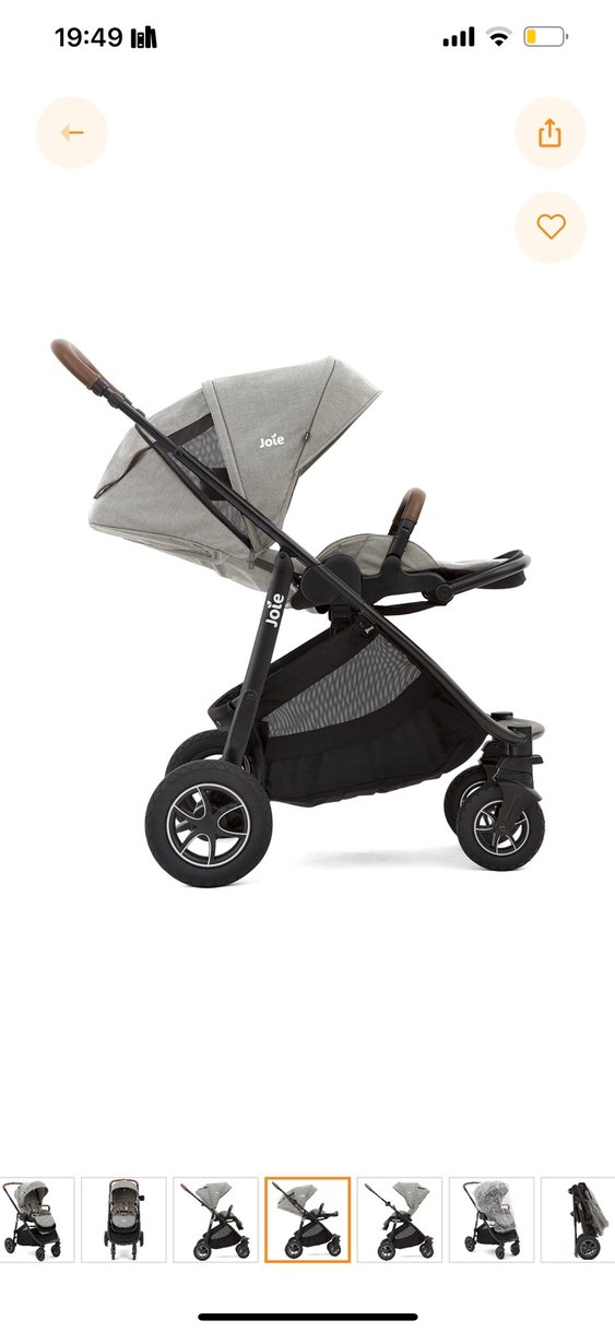 Joie Gri Bebek Arabası - Görsel 4