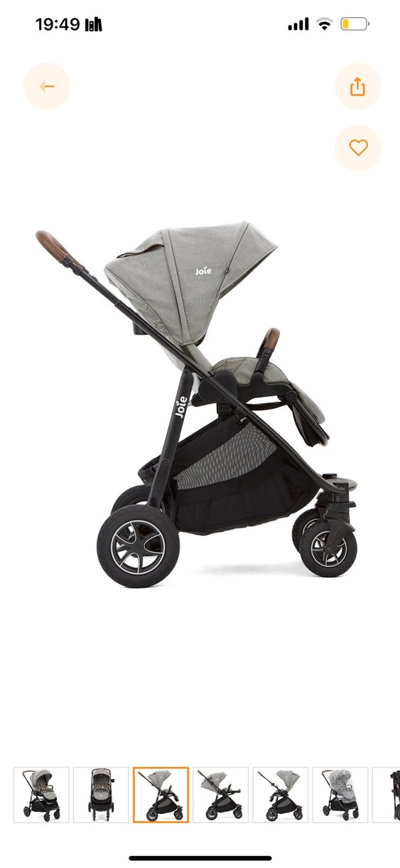 Joie Gri Bebek Arabası - Görsel 3