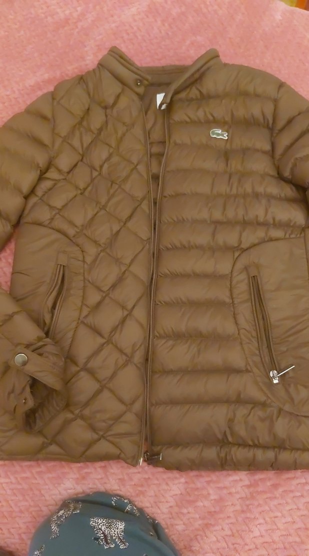 Lacoste Erkek Kahverengi Fermuarlı Mont - Görsel 2