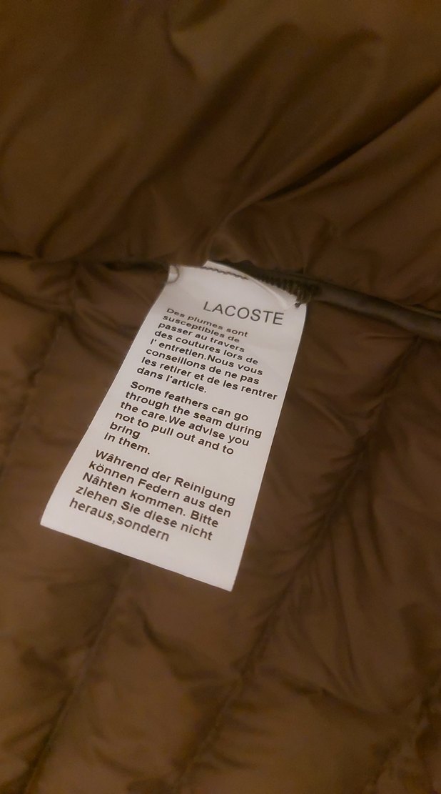 Lacoste Erkek Kahverengi Fermuarlı Mont - Görsel 4