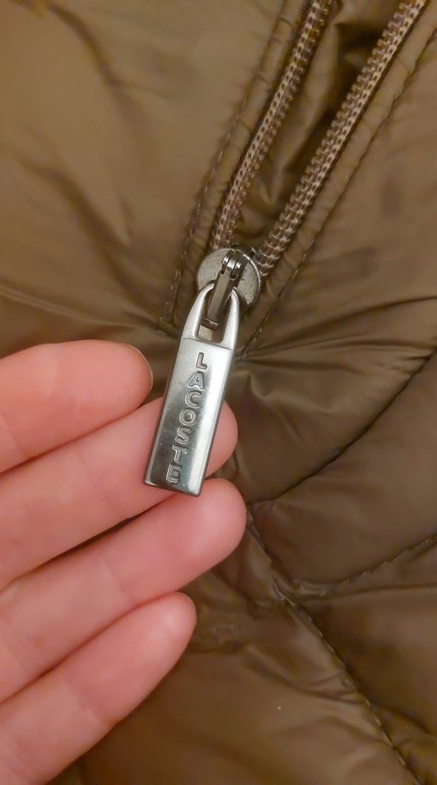 Lacoste Erkek Kahverengi Fermuarlı Mont - Görsel 5