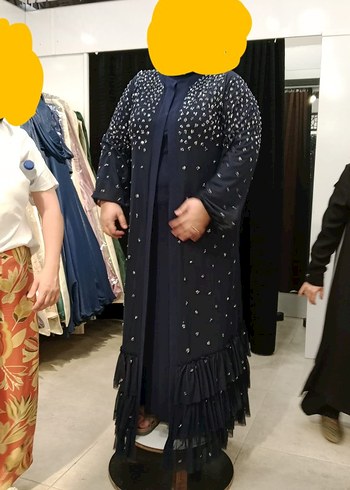 Boncuk İşlemeli Uzun Abiye
