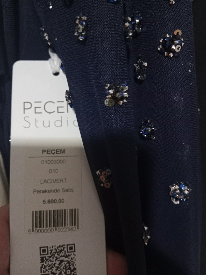 Boncuk İşlemeli Uzun Abiye - Görsel 3