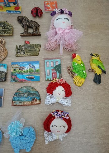 Ikea Çeşitli Renkli Dekoratif Magnet Seti