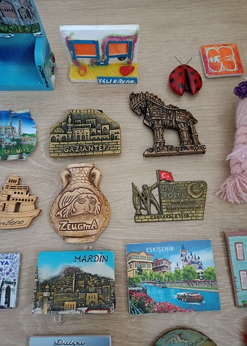 Beden Çeşitli Renkli Dekoratif Magnet Seti