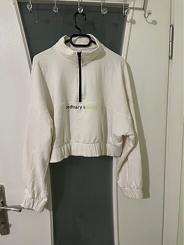 Spor crop fermuarlı şık yeni