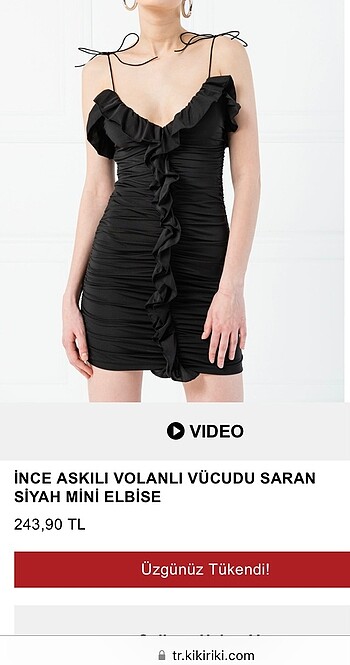 Kikiriki Siyah Elbise