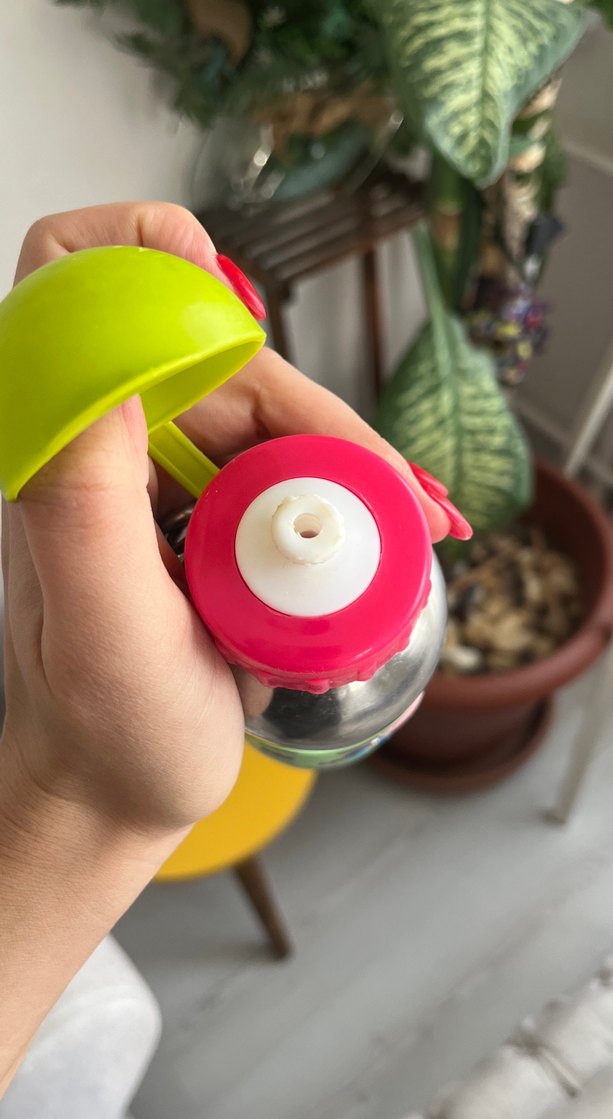 Renkli Çocuk Termosu STAR Desenli çelik - Görsel 4