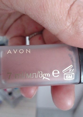  Beden pembe Renk Avon True Power Stay 16 Saat Kalıcı Ruj