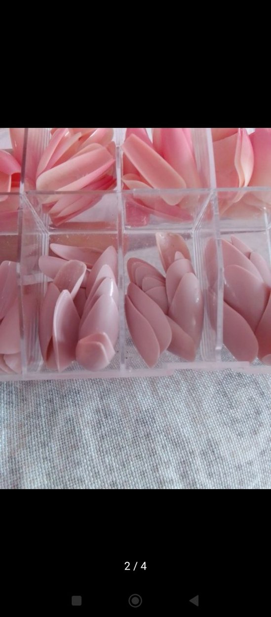 Pastel Pembe Takma Tırnak Seti - Görsel 3