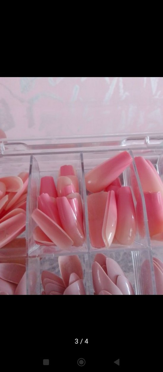 Pastel Pembe Takma Tırnak Seti - Görsel 2