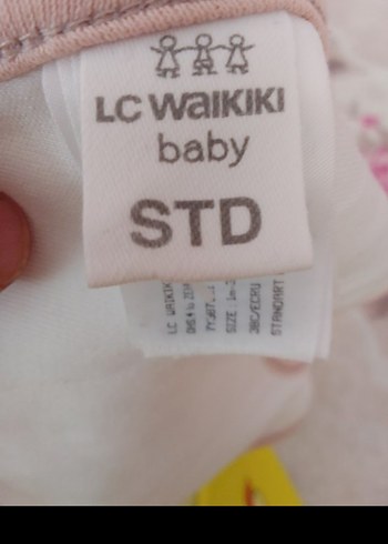 Baskılı Pembe Bebek Önlüğü - Görsel 2