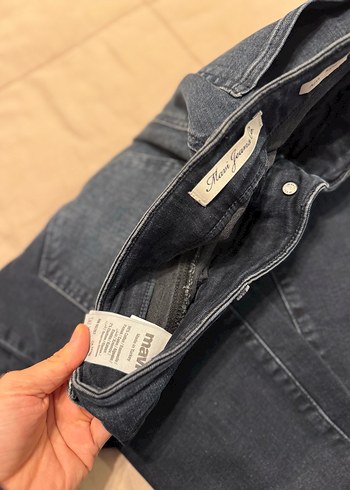 Mavi Jeans Gri Kadın Denim Pantolon Midi Boy