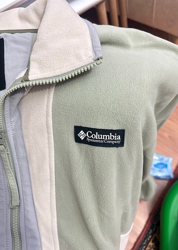 l Beden gri Renk Columbia Gri Fermuarlı Erkek Polar Yelek