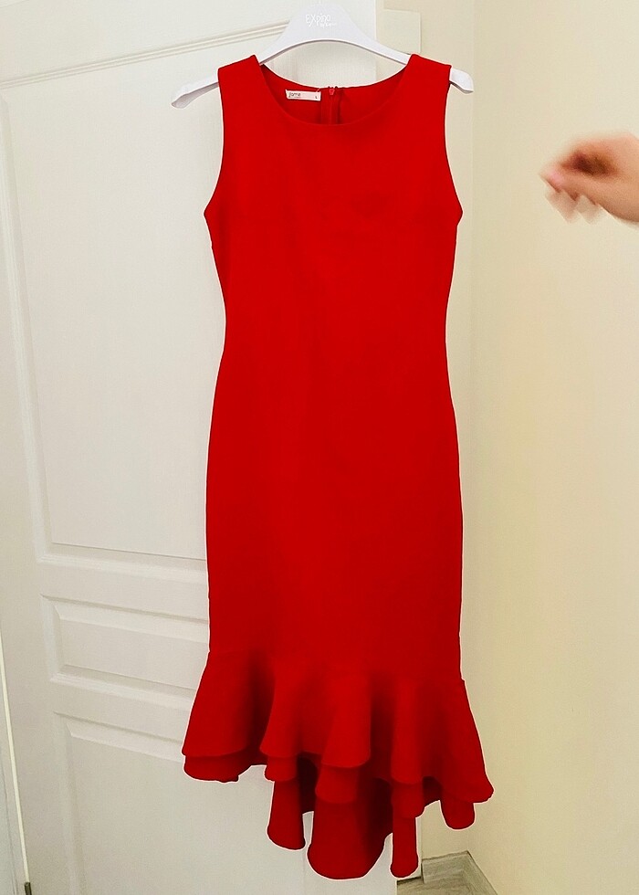 Midi boy elbise - Görsel 2