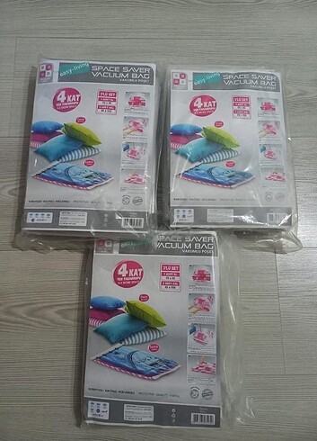 Vakumlu hurç 3 pakette 9 adet hurç çıkmaktadır ????