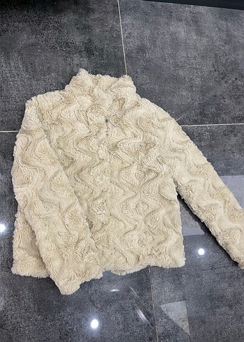 Kadın Beyaz Kürk Detaylı Sweatshirt