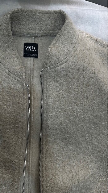 Zara oversize yün bomber ceket