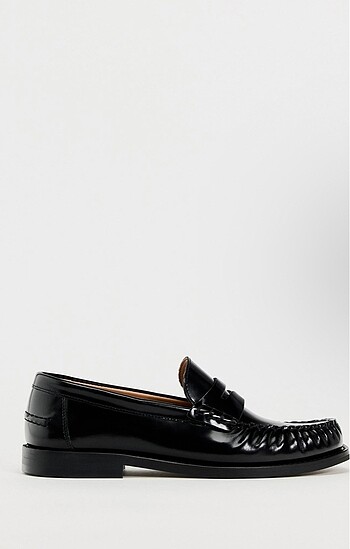Zara Düz deri loafer