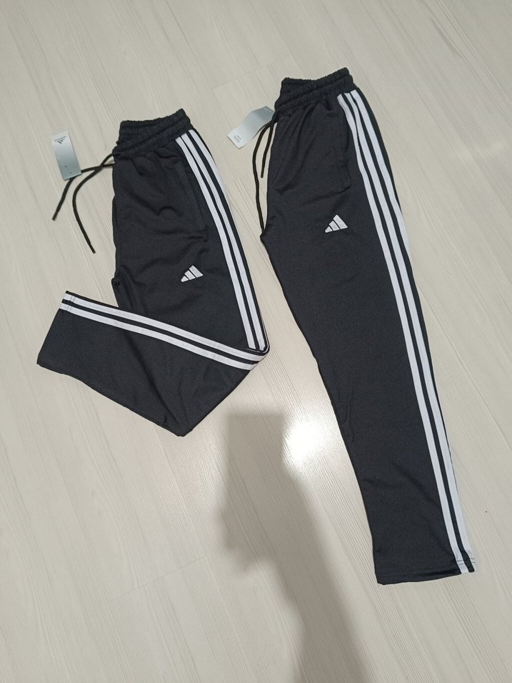 SON 1 ADET S BEDEN..DALGIÇ KUMAŞ SARDONLU.Adidas Siyah - Görsel 2