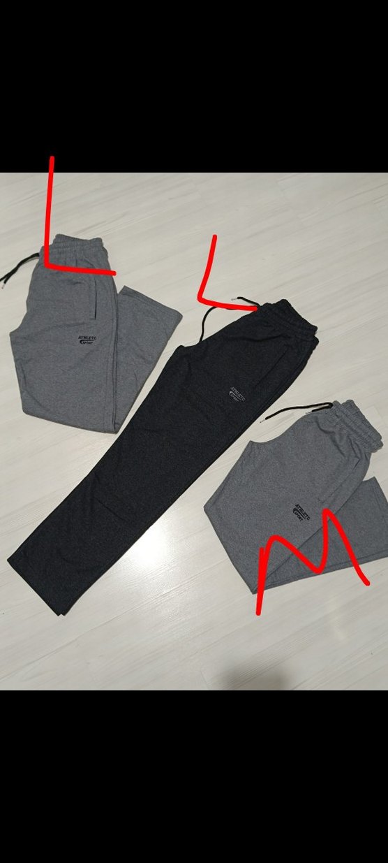 ERKEK EŞOFMAN Erkek Salaş Eşofman AltıBEDENLER YAZİYOR. - Görsel 3