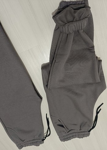 Gri Kadın Rahat Kesim Eşofman Altı - Görsel 7