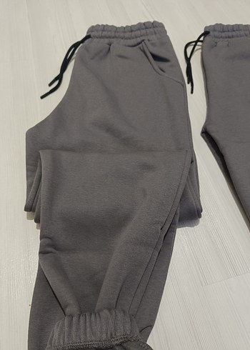 Gri Kadın Rahat Kesim Eşofman Altı - Görsel 4