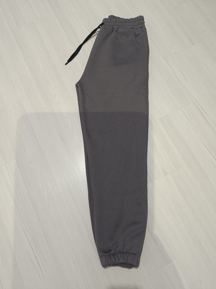 Gri Kadın Rahat Kesim Eşofman Altı - Görsel 3