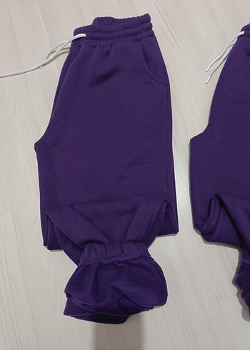 Mor  Eşofman Alt 3 İPLİK EŞOFMAN - Görsel 2