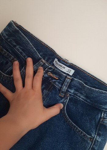 diğer Beden Kadın Koyu Mavi Regular Fit Kot Pantolon