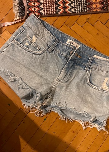 Zara Zara Bol Kesim Mini Kot Şort