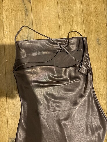 xs Beden Saten elbise h&m