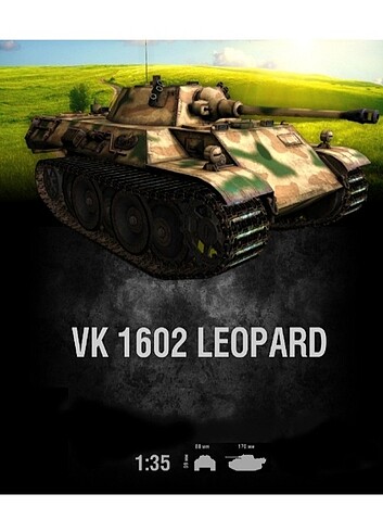 VK 1602 LEOPARD 1/35 KARTON MODEL