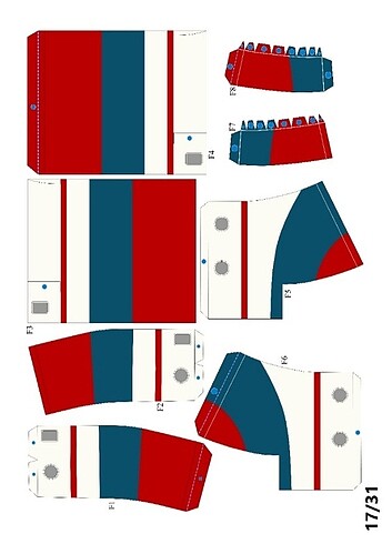  Beden Renk YANDAN ÇARKLI GEMİ KARTON MODEL