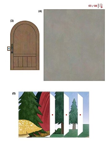 ALİS HARİKALAR DİYARINDA KARTON MODEL