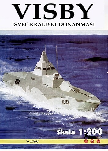 VISBY 1/200 KARTON MODEL
