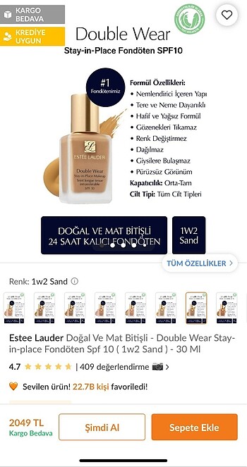 Estee Lauder Fondöten