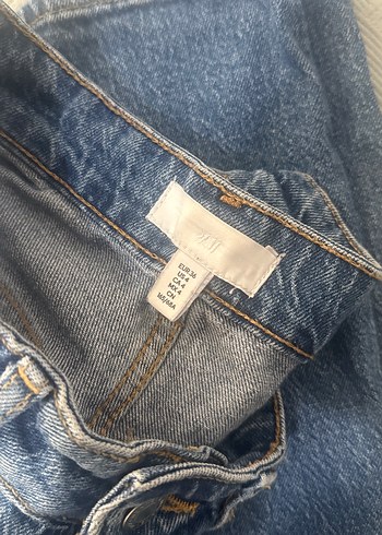 s Beden Mavi Regular Fit Midi Kadın Kot Pantolon