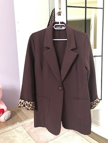 42 Beden mor Renk Blazer mürdüm ceket