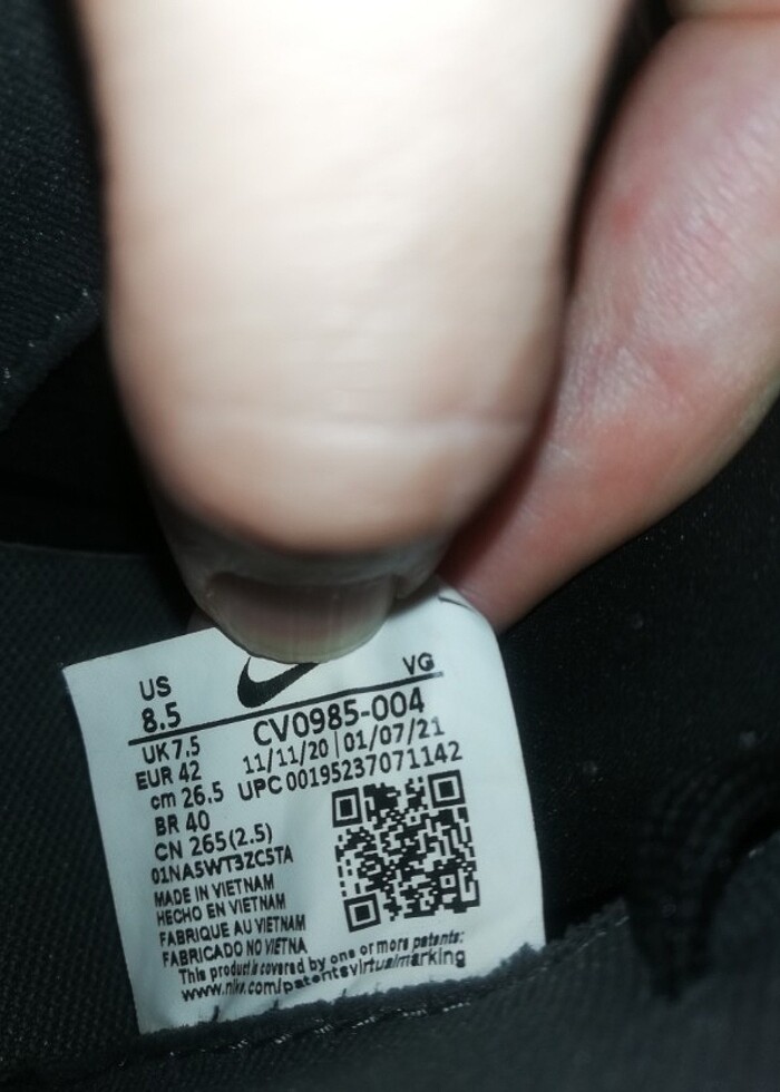 ORİJİNAL KRAMPON HALISAHA NİKE VAPOR 14 CLUB TF 42 NO 26,5 CM DA - Görsel 5