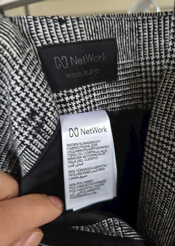 m Beden gri Renk network mini etek