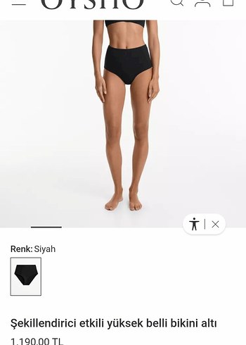 oysho mor Yüksek Bel Kadın Bikini Altı - Görsel 3