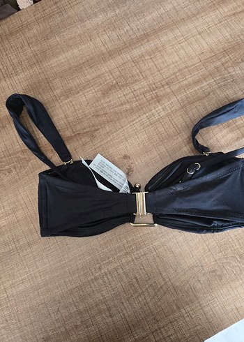 oysho Siyah Tokalı İnce Askılı Bikini Üstü - Görsel 2