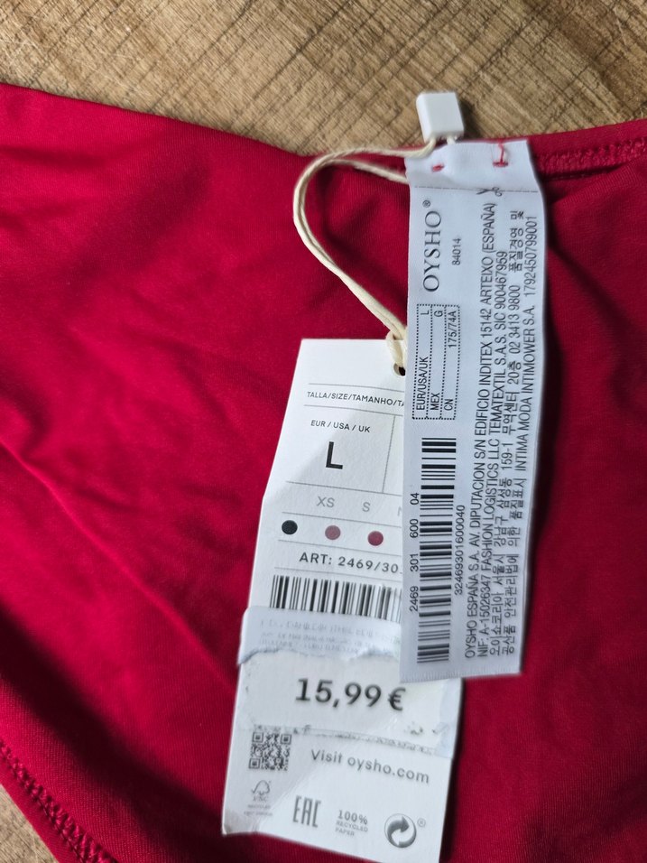 oysho Kırmızı Kadın Bikini Altı - Görsel 2