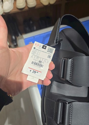 Kadın Mavi Dolgu Topuklu Sandalet - Görsel 4